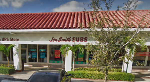 outside a Jon Smith Subs franchise