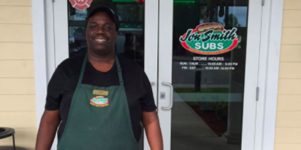 Free Standing Jon Smith Subs franchise owner